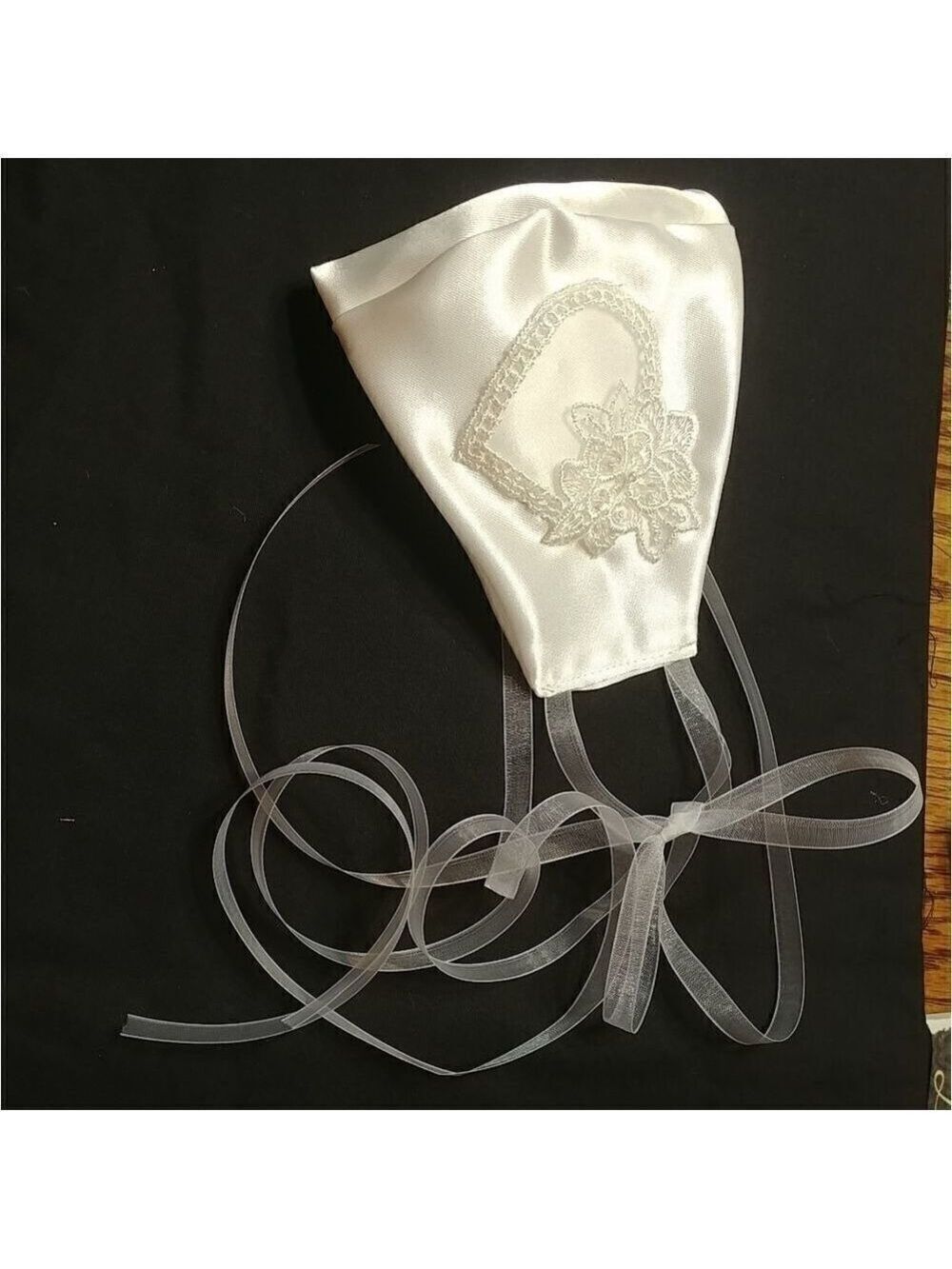 New! IVORY hand sewn wedding face mask